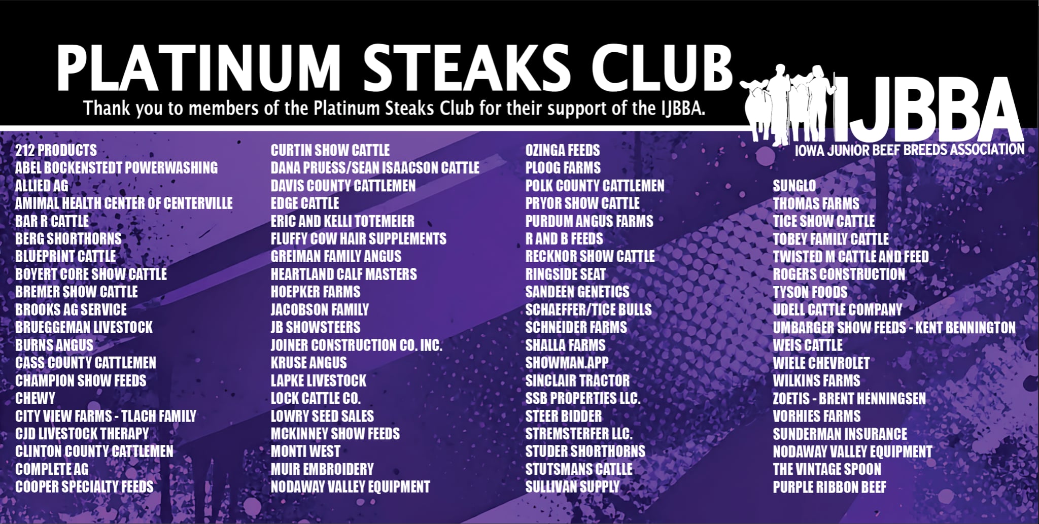 2026 Platinum Steaks Club